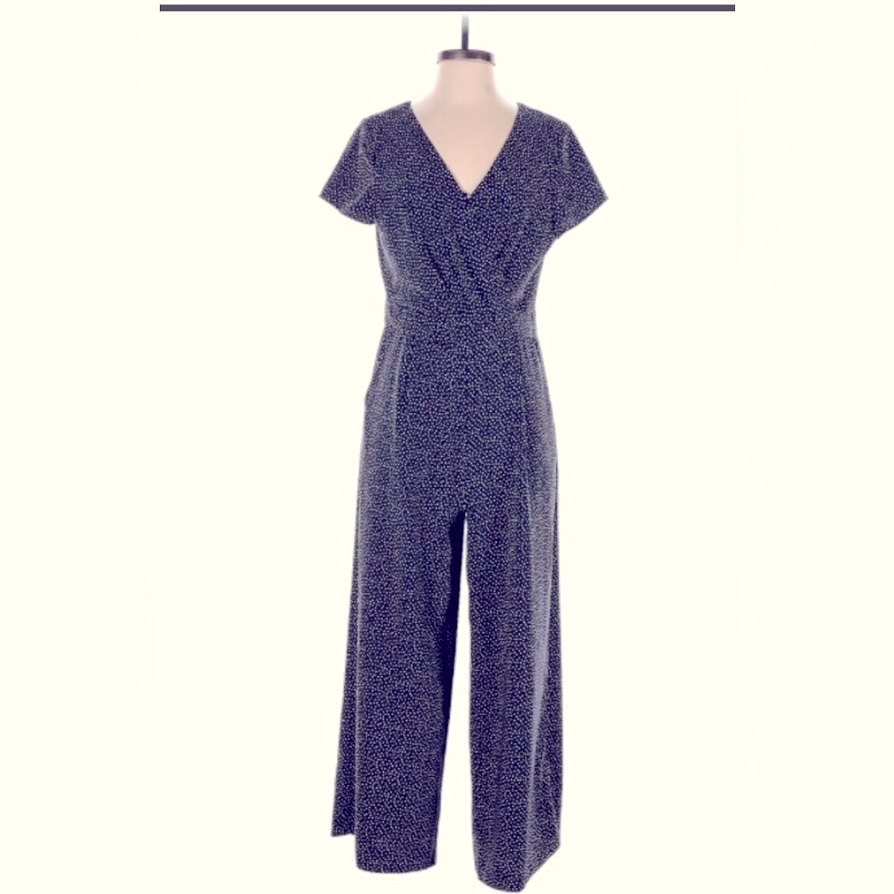 Loft polka dot  jumpsuit Size 12